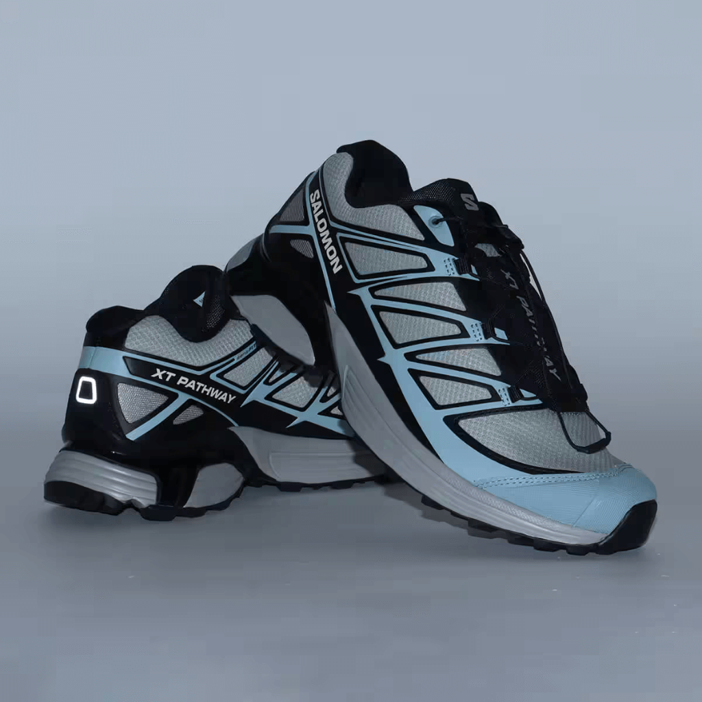 TENIS HOMBRE SALOMON XT-PATHWAY GHOST GRAY GRIS CLARO