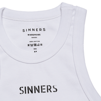 SINNERS TANK TOP HOMBRE BLANCO