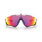 GAFAS OAKLEY JAWBREAKER BLANCO / NEGRO LENTE ROJO PRIZM