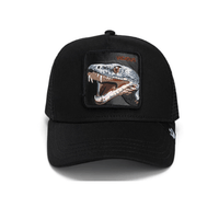 GOORIN BROS THE VICIOUS SNAKE GORRA CAMIONERA AJUSTABLE NEGRA