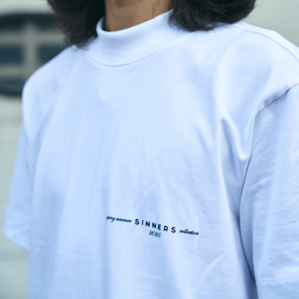 SINNERS GARMENTS CAMISETA REGULAR BLANCA