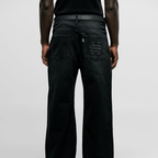 MONOIC TUTTO BENE I FLARED JEANS NEGRO DESGASTADO