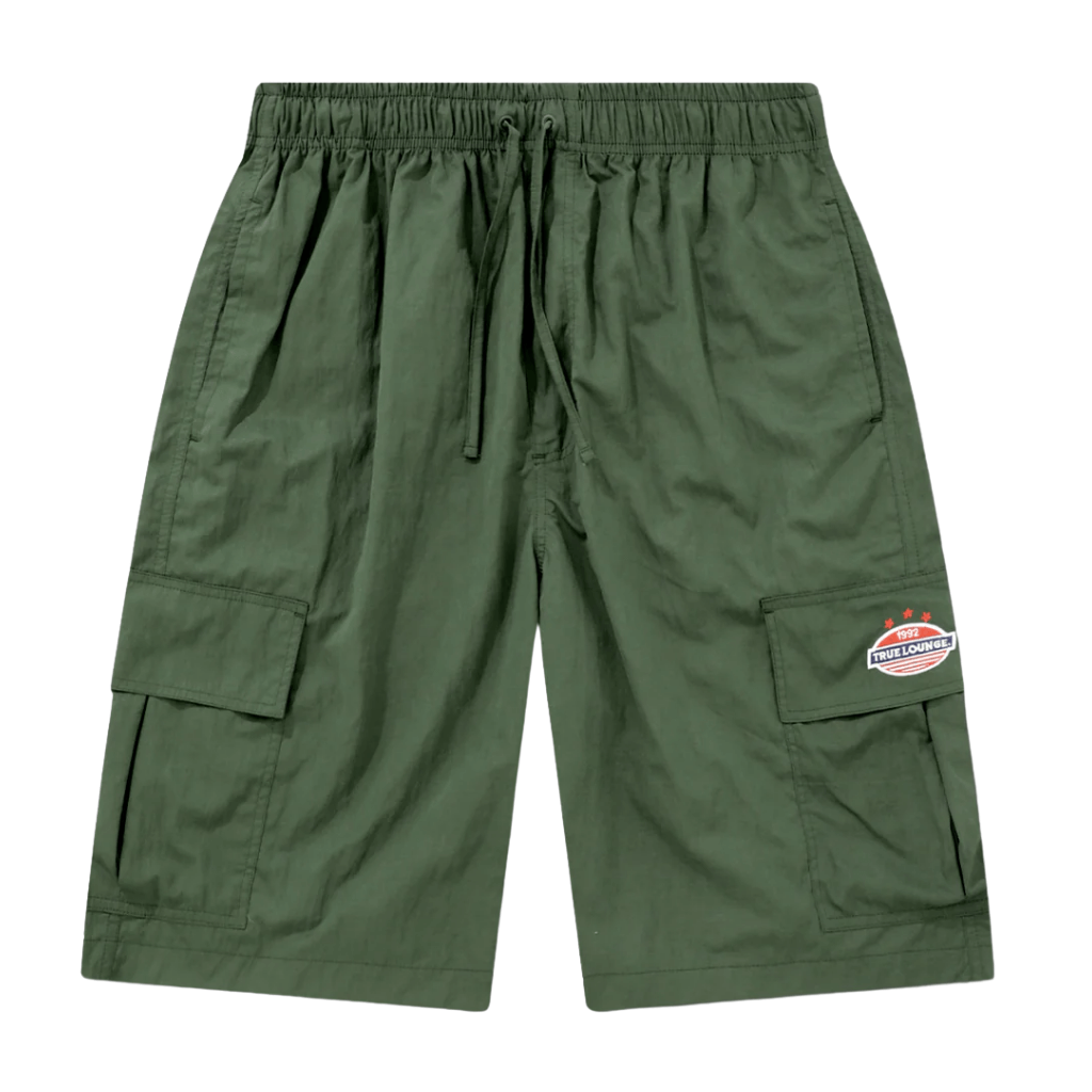 TRUE PARACHUTE BERMUDA SHORTS VERDES