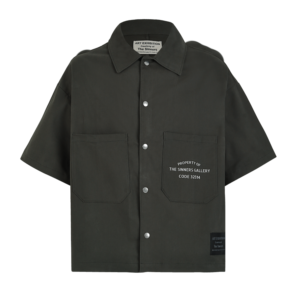 SINNERS EL PRADO CAMISA DE BOTONES VERDE