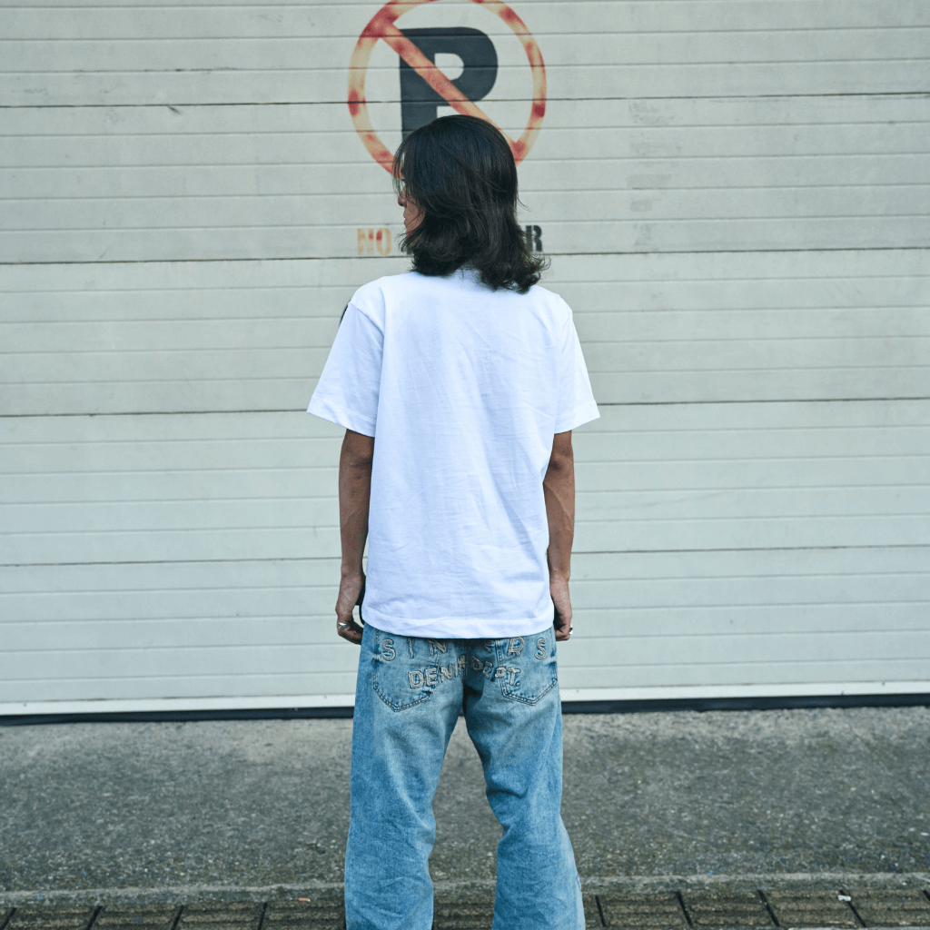 SINNERS GARMENTS CAMISETA REGULAR BLANCA