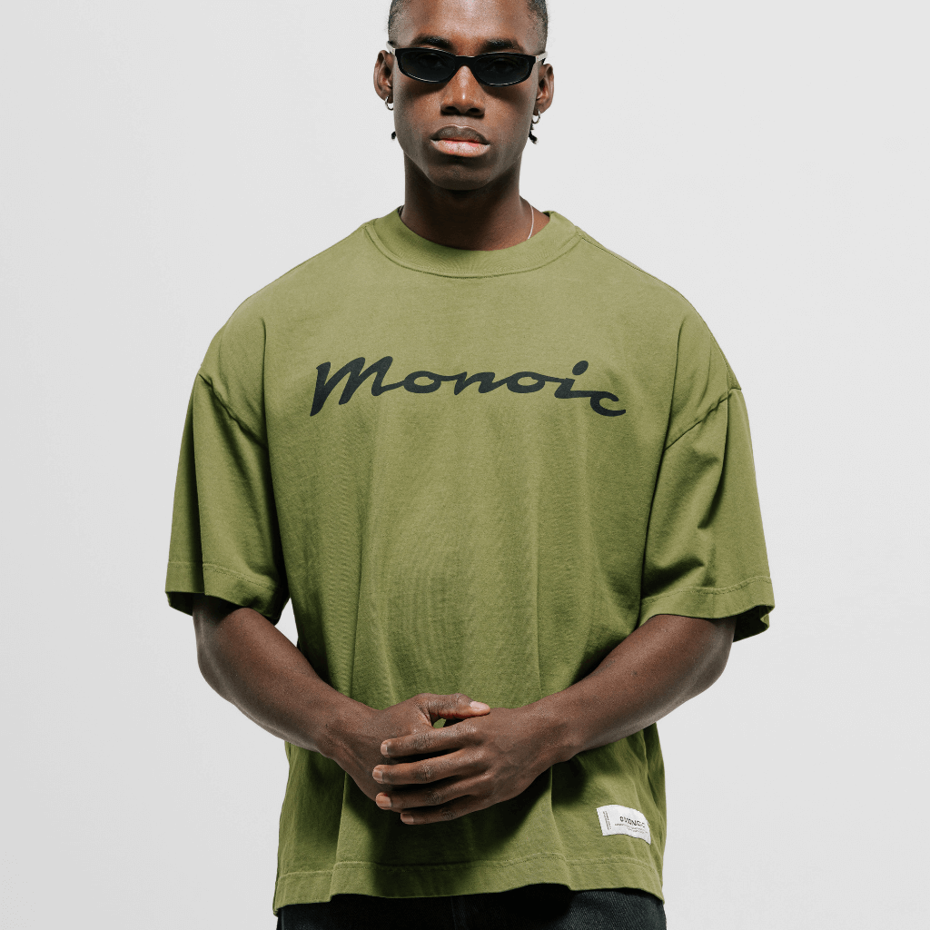 MONOIC TUTTO BENE 2 CAMISETA BOXY FIT RIVA VERDE OLIVA