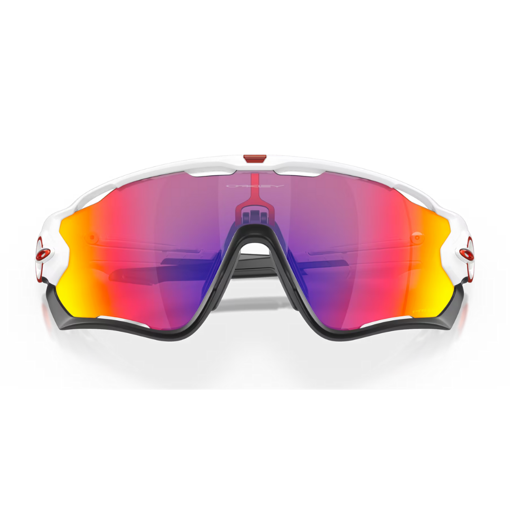 GAFAS OAKLEY JAWBREAKER BLANCO / NEGRO LENTE ROJO PRIZM
