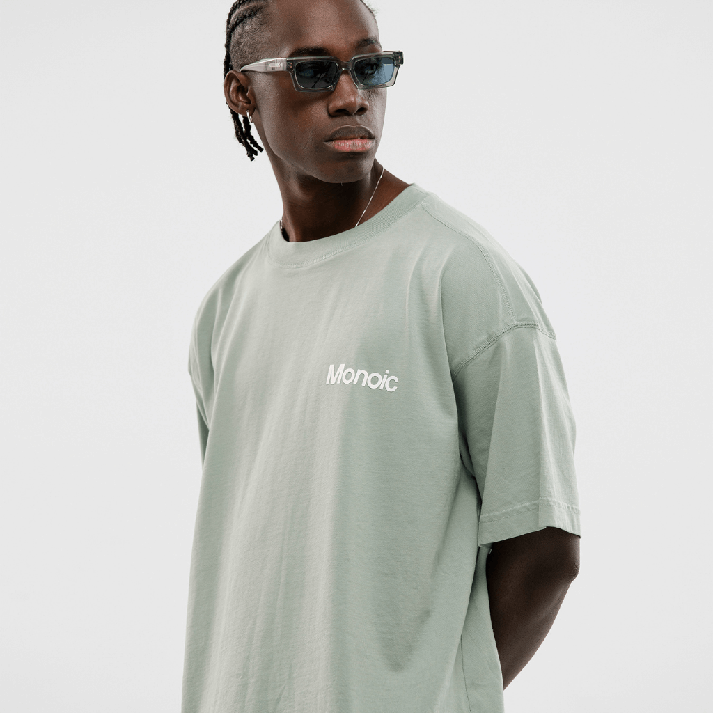MONOIC TIMELESS V2 CAMISETA  OVERSIZED VERDE MENTA