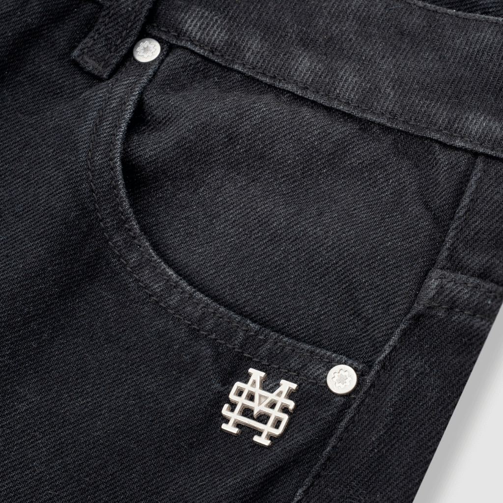 MONOIC TUTTO BENE I FLARED JEANS NEGRO DESGASTADO