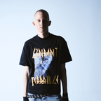 SINNERS FREE JESUS L'ENFANT TERRIBLE CAMISETA OVERSIZE NEGRA
