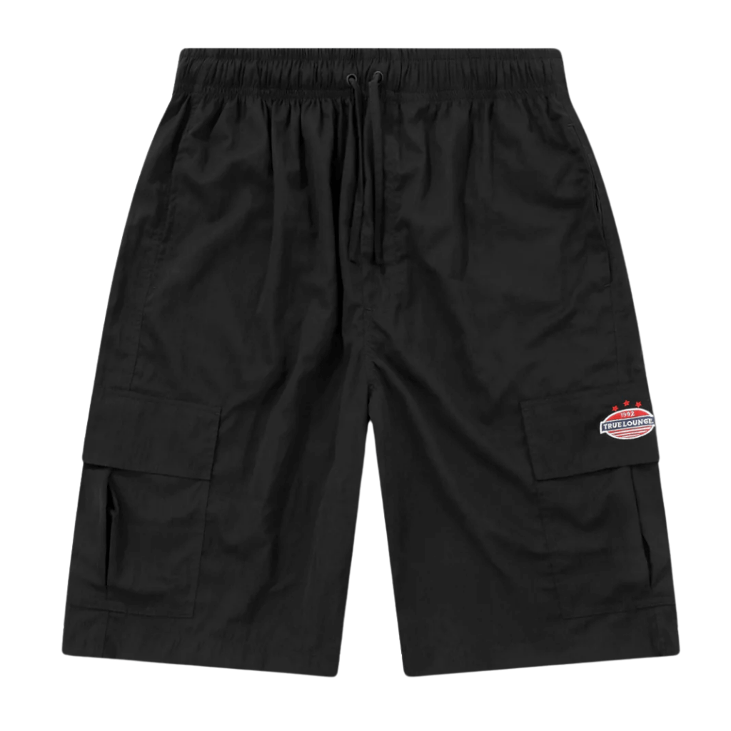 TRUE PARACHUTE BERMUDA SHORTS NEGROS