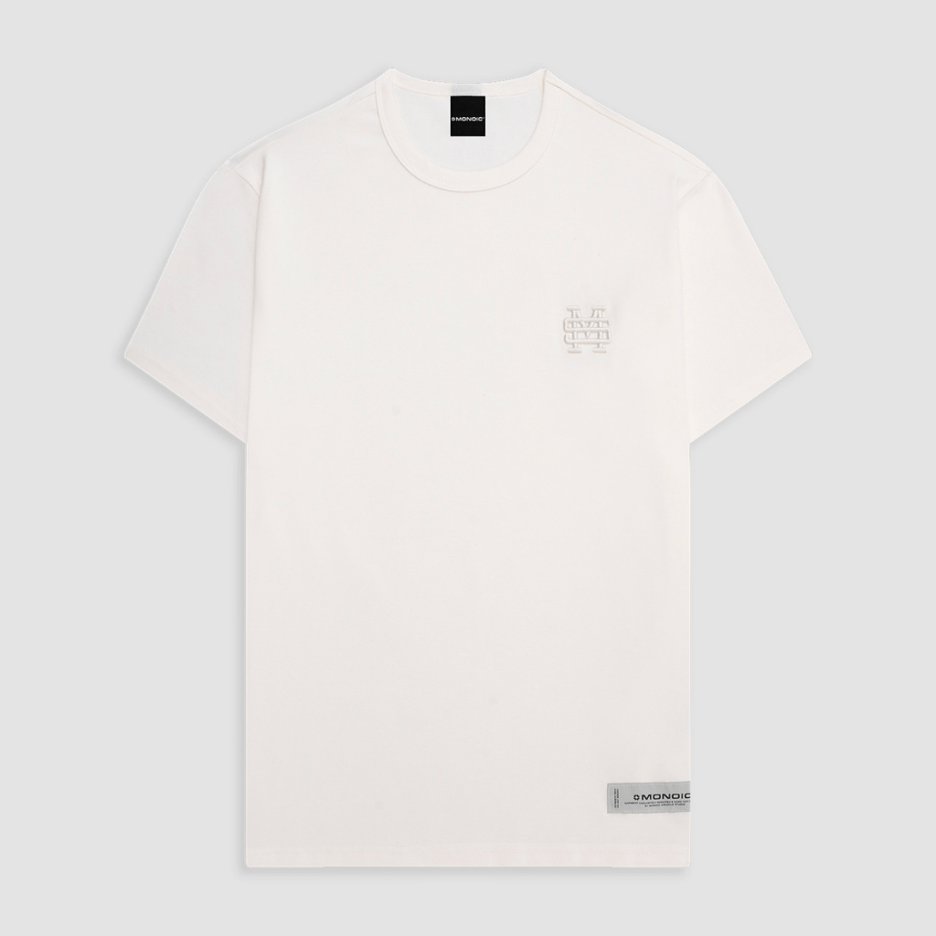 MONOIC TUTTO BENE 2 CAMISETA MUSCLE FIT CREMA