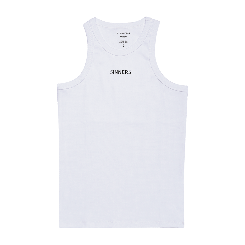 SINNERS TANK TOP HOMBRE BLANCO