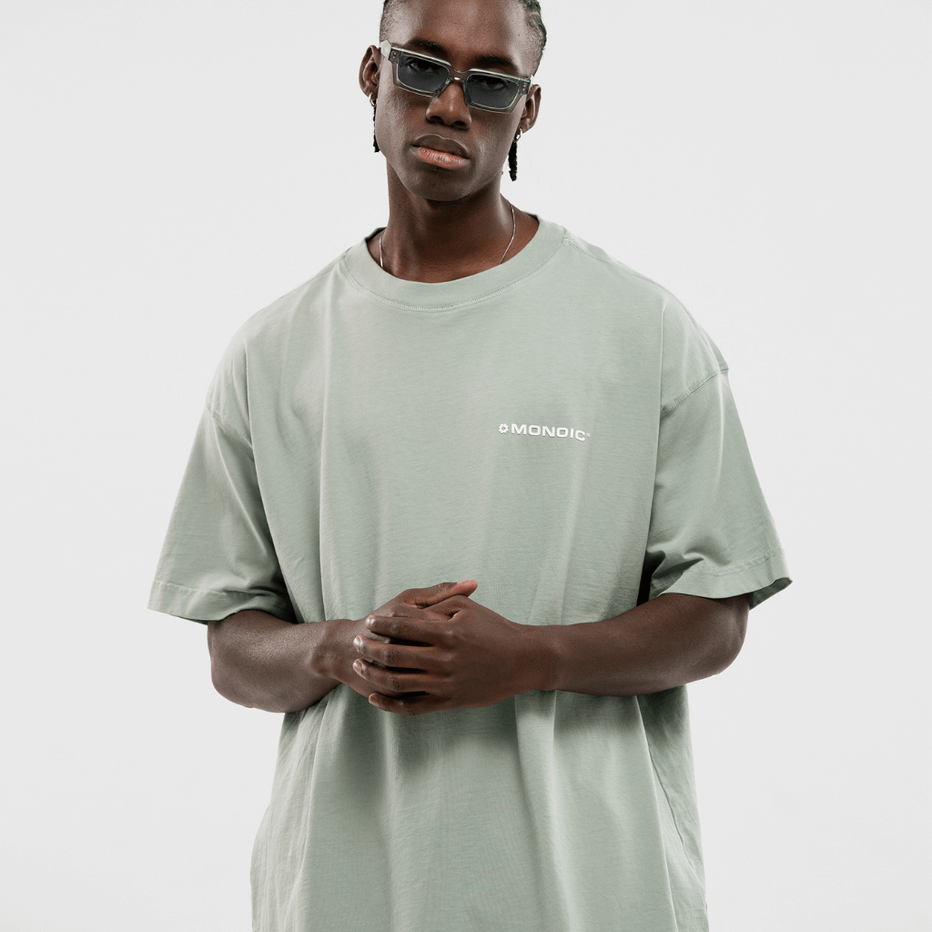 MONOIC TIMELESS V2 CAMISETA  OVERSIZED VERDE MENTA
