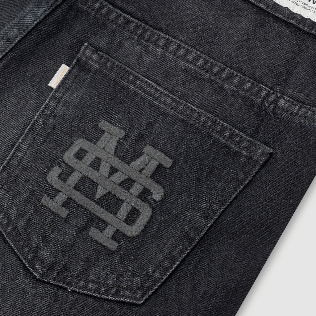 MONOIC TUTTO BENE I FLARED JEANS NEGRO DESGASTADO