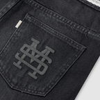 MONOIC TUTTO BENE I FLARED JEANS NEGRO DESGASTADO