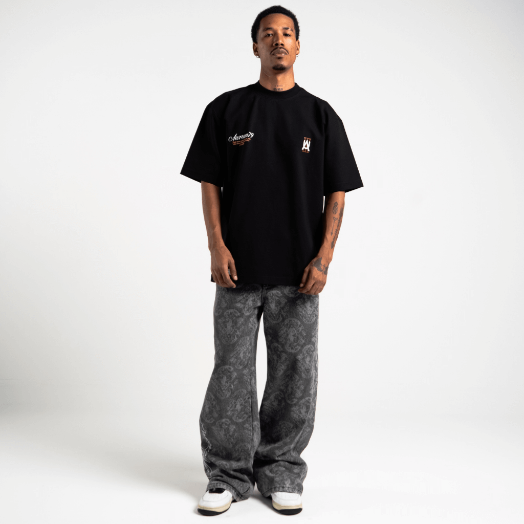 AURUM METROPOLIS III DUBAI CAMISETA OVERSIZED NEGRA