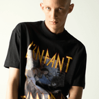 SINNERS FREE JESUS L'ENFANT TERRIBLE CAMISETA OVERSIZE NEGRA