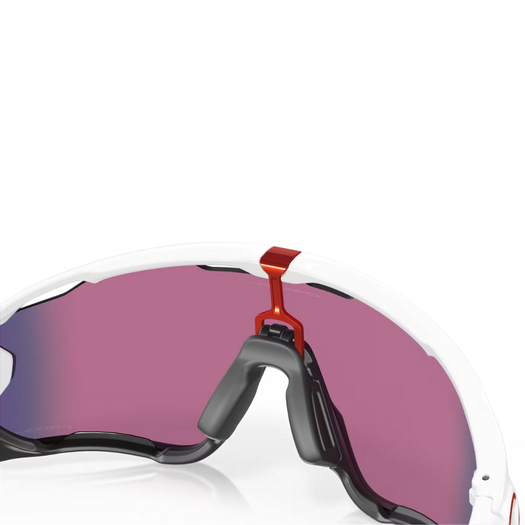 GAFAS OAKLEY JAWBREAKER BLANCO / NEGRO LENTE ROJO PRIZM