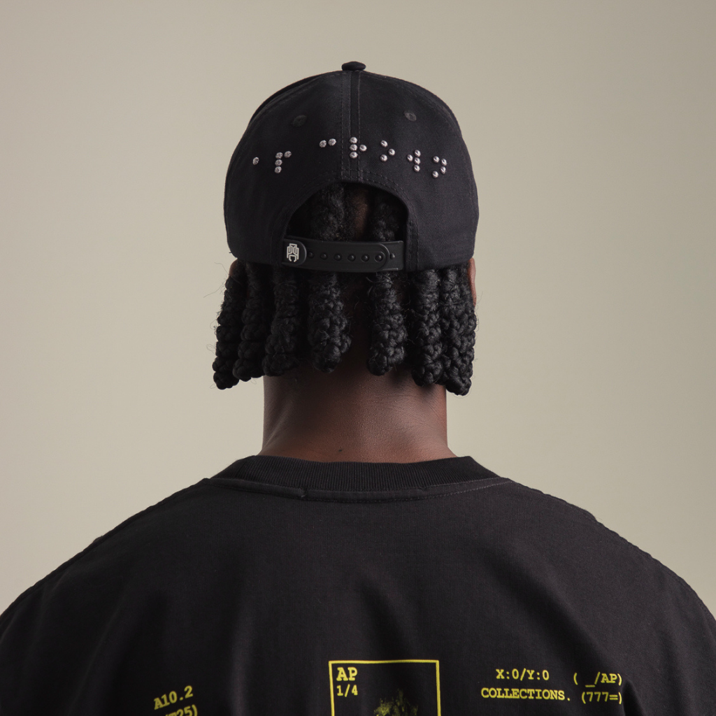 AP CROWN SIGNAL GORRA AJUSTABLE ASHEN ALL OVER NEGRO