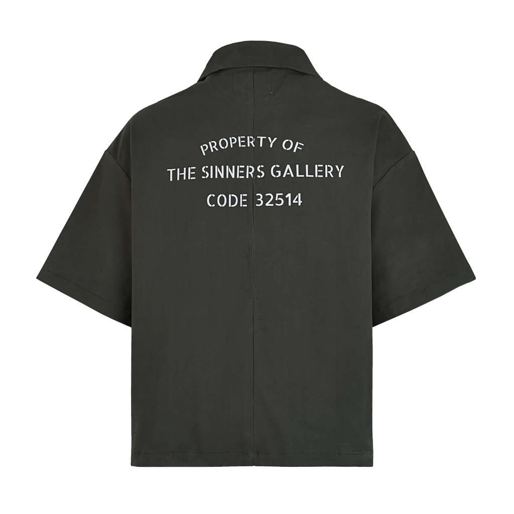 SINNERS EL PRADO CAMISA DE BOTONES VERDE