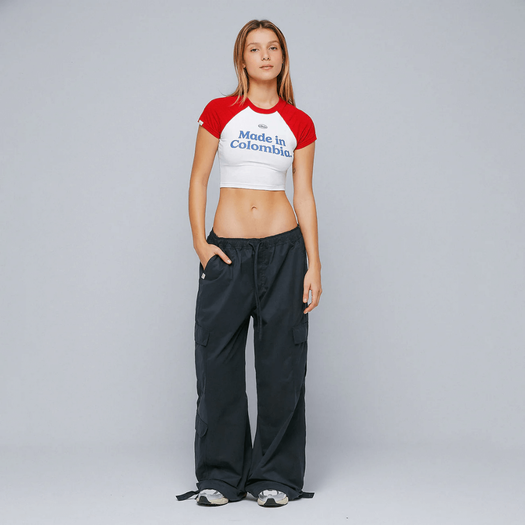 TRUE LOOSE FIT CARGO TROUSERS PANTALON AZUL