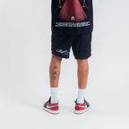 AURUM STARS II BLACK STAR SHORTS LOOSE FIT NEGROS