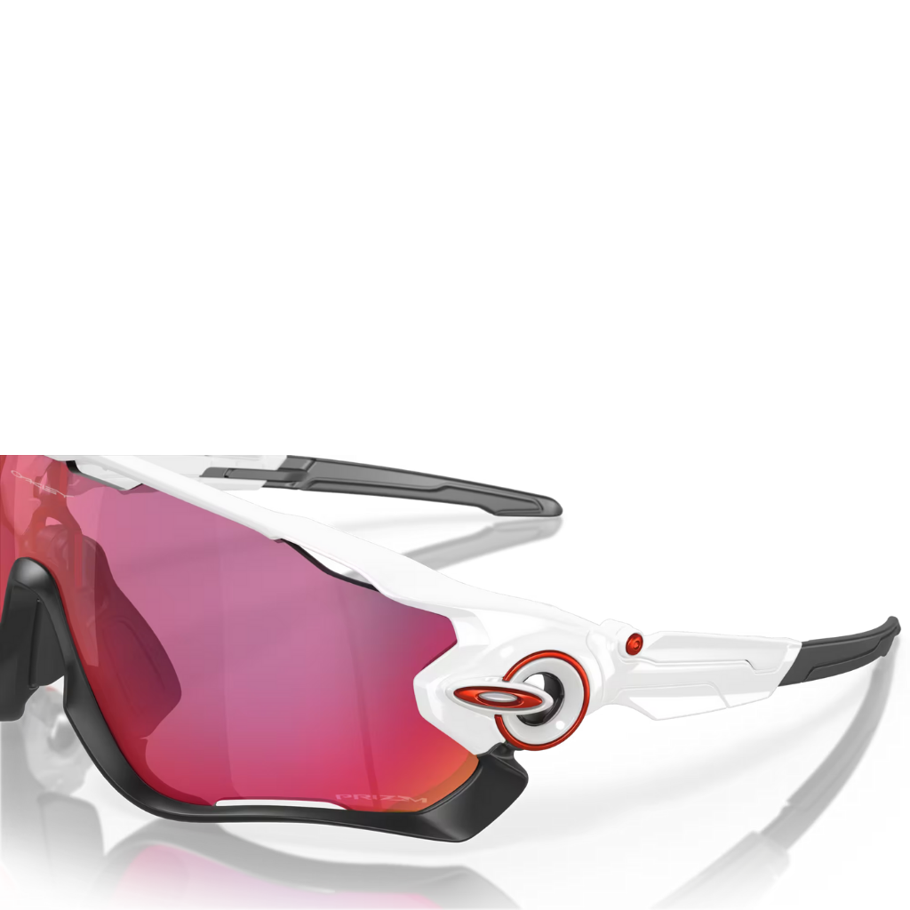 GAFAS OAKLEY JAWBREAKER BLANCO / NEGRO LENTE ROJO PRIZM