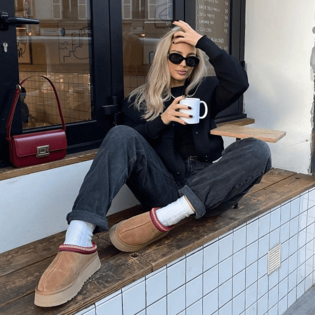 BOTAS MUJER UGG W TAZ II SLIPPERS CHESTNUT CAFE
