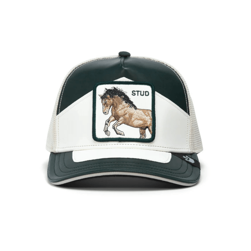 GOORIN BROS CABALLO 'MOTO STUD' GORRA CAMIONERA AJUSTABLE VERDE