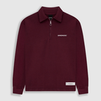 MONOIC TIMELESS V2 SACO QUARTER ZIP OVERSIZED VINOTINTO