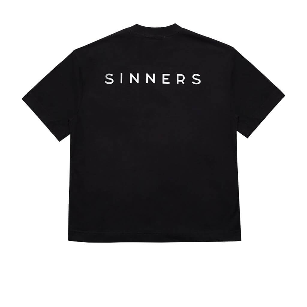 SINNERS SUGAR ABUSE LOGO REGULAR CAMISETA NEGRA