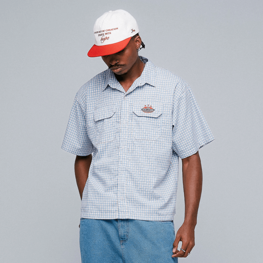 TRUE WORKWEAR CAMISA BOXY AZUL