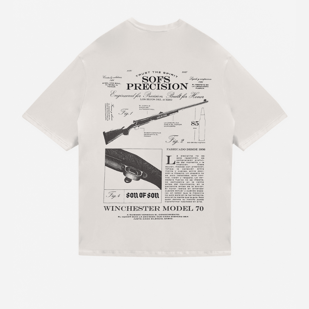 SON OF SON DALLAS TEXAS WINCHESTER CAMISETA OVERSIZED BEIGE