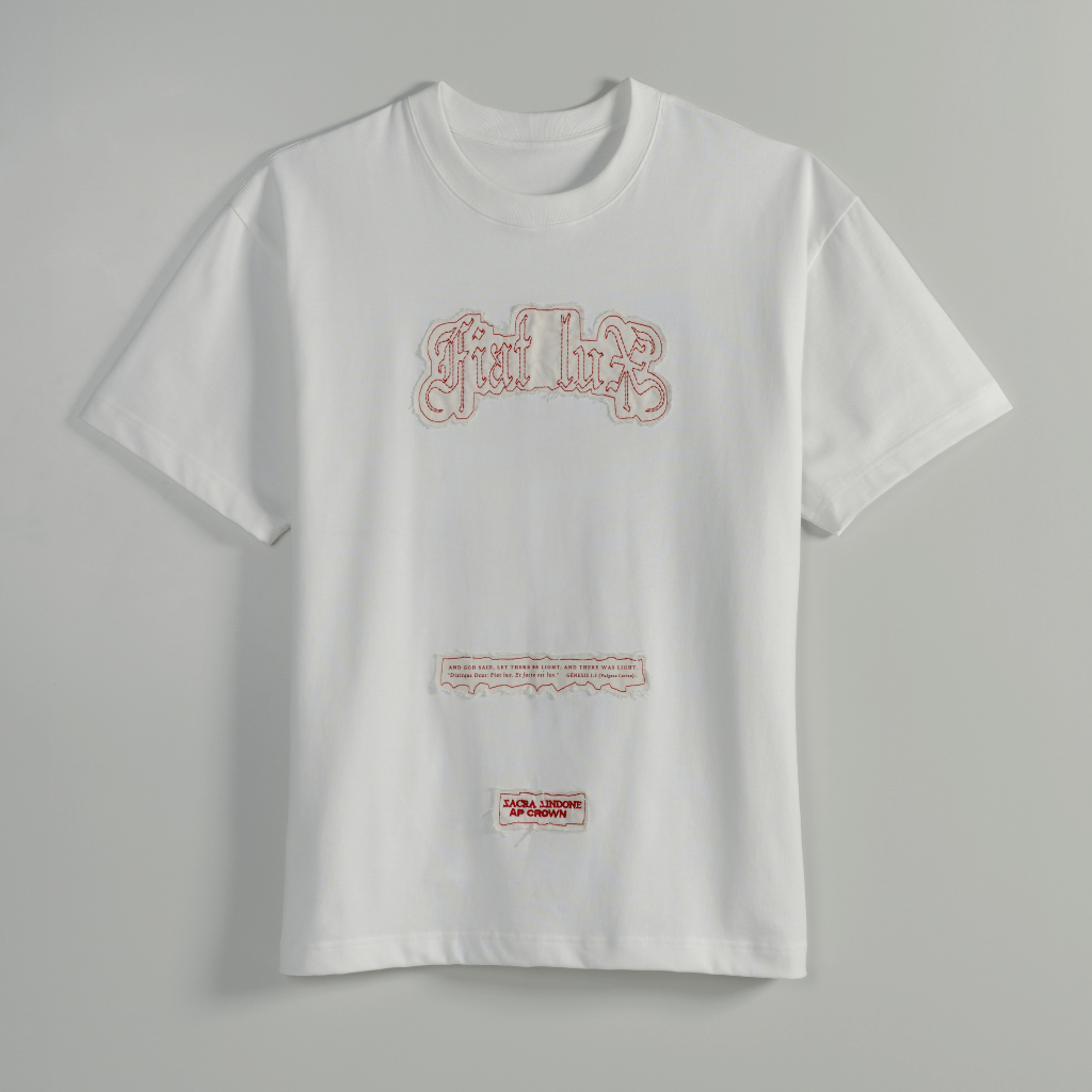 AP CROWN FIAT LUX RUBRA LUNETH CAMISETA OVERSIZE BEIGE