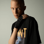 SINNERS FREE JESUS L'ENFANT TERRIBLE CAMISETA OVERSIZE NEGRA
