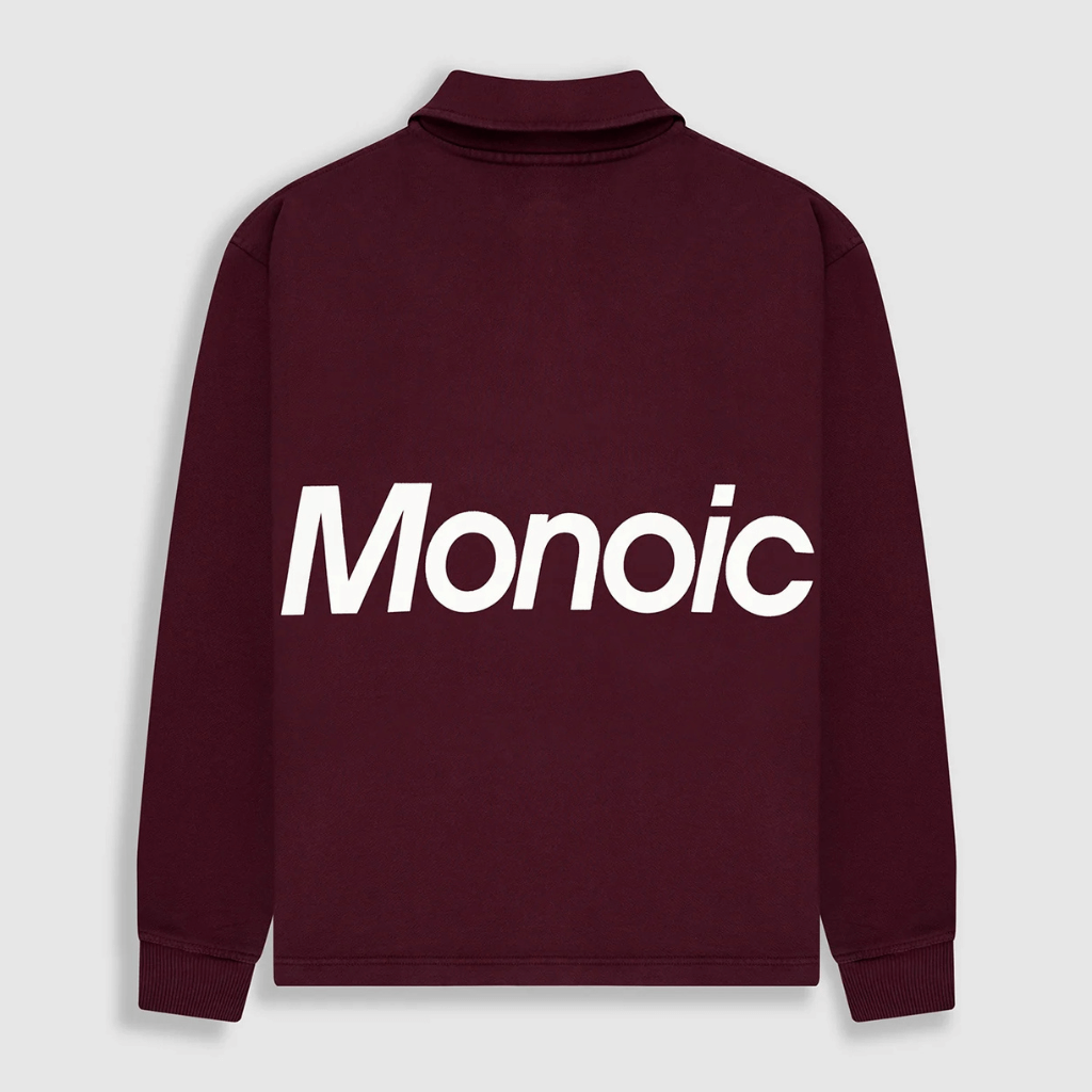 MONOIC TIMELESS V2 SACO QUARTER ZIP OVERSIZED VINOTINTO