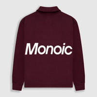 MONOIC TIMELESS V2 SACO QUARTER ZIP OVERSIZED VINOTINTO
