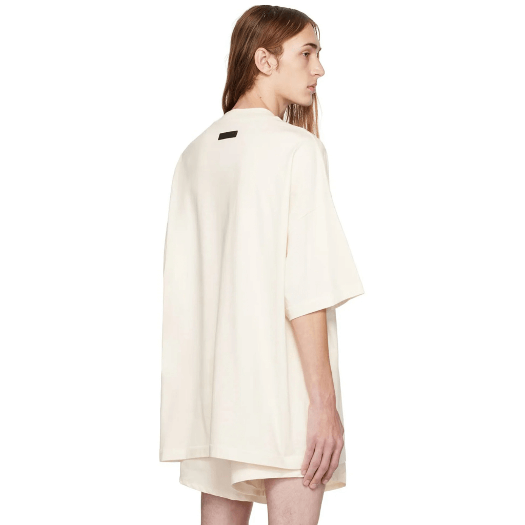 FEAR OF GOD ESSENTIALS CAMISETA OVERSIZE BEIGE CLARO