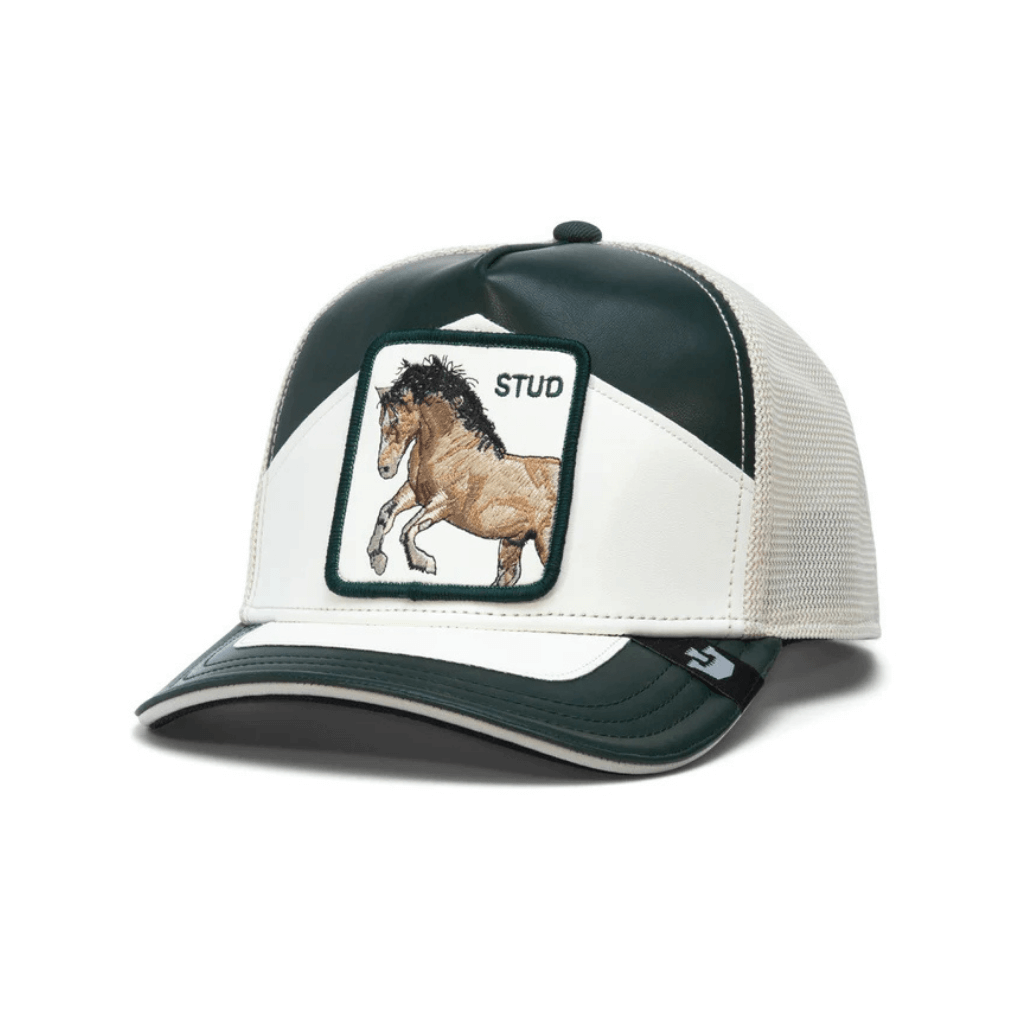 GOORIN BROS CABALLO 'MOTO STUD' GORRA CAMIONERA AJUSTABLE VERDE
