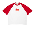 TRUE RETRO RANGLAN CAMISETA BOXY BLANCA ROJO