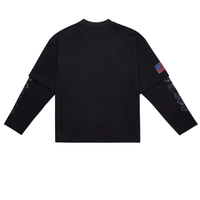 SINNERS CAMISETA DOBLE MANGA NEGRA POLIZIA NEGRA