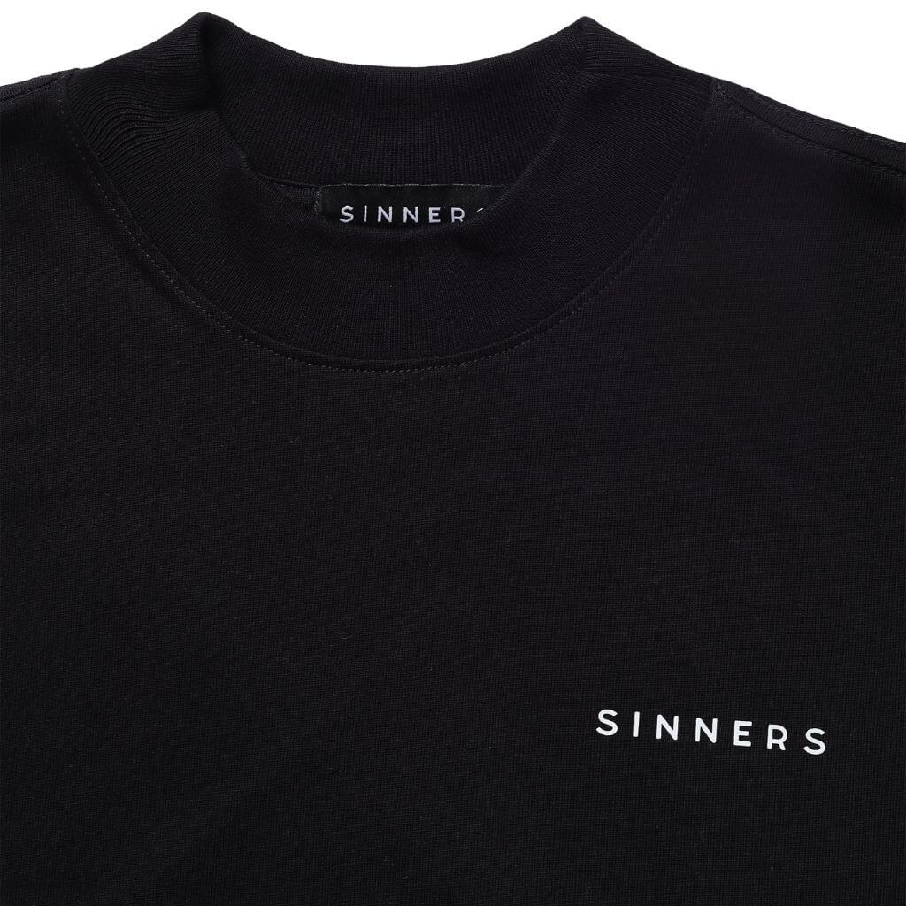 SINNERS SUGAR ABUSE LOGO REGULAR CAMISETA NEGRA