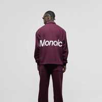 MONOIC TIMELESS V2 SACO QUARTER ZIP OVERSIZED VINOTINTO