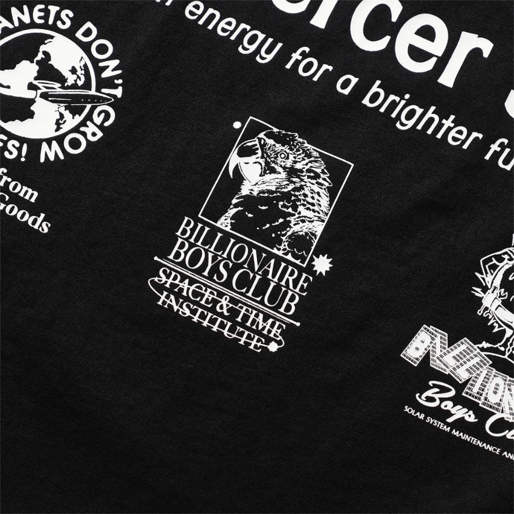 BILLIONAIRE BOYS CLUB MONARCH CAMISETA NEGRA