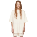 FEAR OF GOD ESSENTIALS CAMISETA OVERSIZE BEIGE CLARO