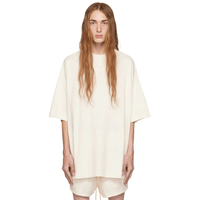 FEAR OF GOD ESSENTIALS CAMISETA OVERSIZE BEIGE CLARO