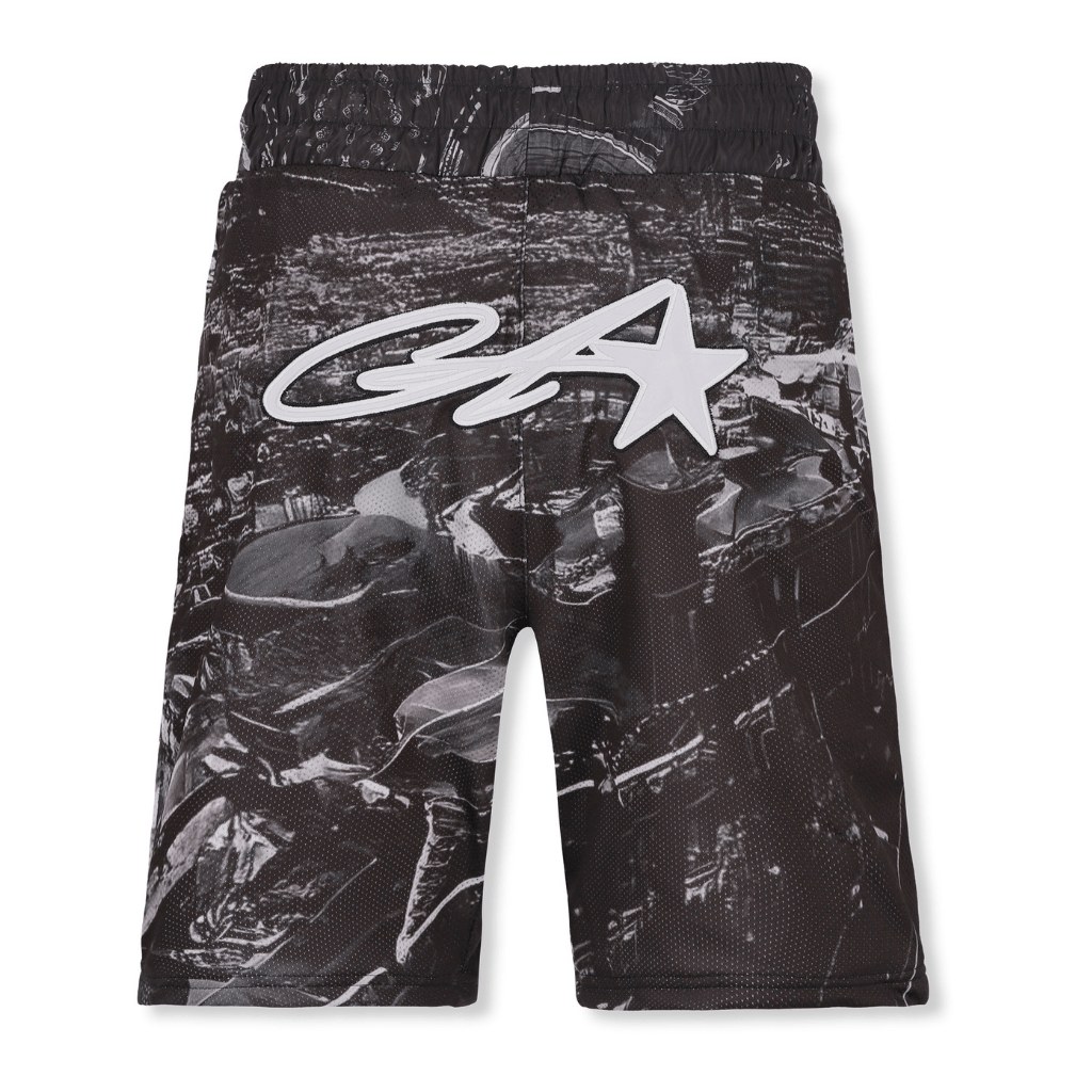 AURUM STARS II F1 SHORTS LOOSE FIT NEGROS