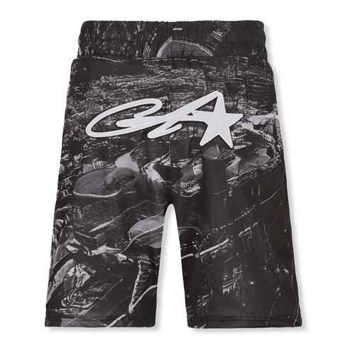 AURUM STARS II F1 SHORTS LOOSE FIT NEGROS