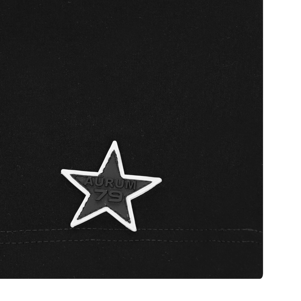 AURUM STARS I BLACK AURA CAMISETA OVERSIZE NEGRA